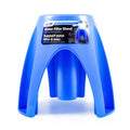 Blue Plastic Camco Water Filter Stand 40775 - Front View with Packaging | United RV Parts