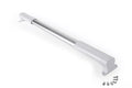 Camco RV Screen Door Cross Bar 42186 with White Handles and Mounting Screws - Angled View | United RV Parts