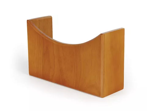 Oak Hardwood Wall Organizer - Front Angle View | United RV Parts