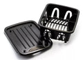 Black Camco RV Dish Drainer with Removable Tray - Complete Kit View | United RV Parts