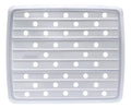 White Camco RV Sink Mat 43720 - Top View with Drainage Holes | United RV Parts