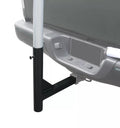 Black Steel Hitch-Mount Flag Pole Holder Installed on Vehicle Hitch Receiver | United RV Parts