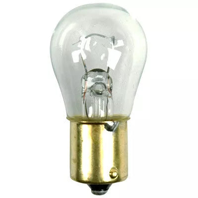 Clear Glass Eiko #1141 12V Automotive Bulb with Brass Base - Side View | United RV Parts