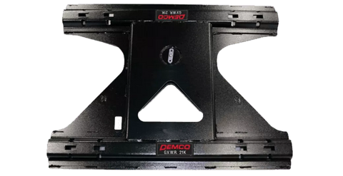 Black Steel Demco 6200 Prep Bracket for Nissan Titan 2016+ - Front View | United RV Parts