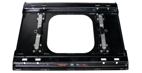 Black Steel Demco 6333 Prep Bracket - Complete Assembly View | United RV Parts