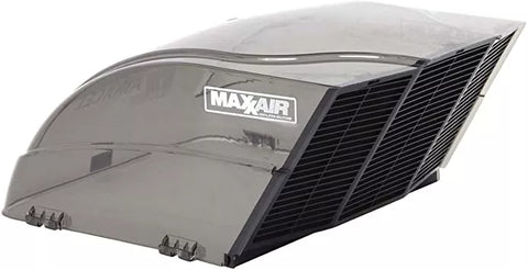Smoke MaxxAir Fanmate Vent Cover 00-955003 - Side Angle View | United RV Parts
