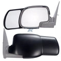 K-Source 80800 Snap-On Towing Mirror Set - Front and Back View, GM GMC Chevy | United RV Parts