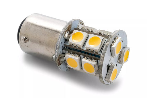 Camco 54650 LED Replacement Bulb 140lm Bayonet Base - Angled Detail View | United RV Parts