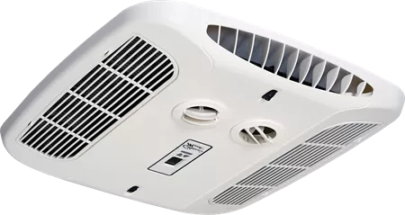 Coleman Mach Bluetooth RV Ceiling Assembly 9430-720 Cool Only Non-Ducted - Angled View | United RV Parts