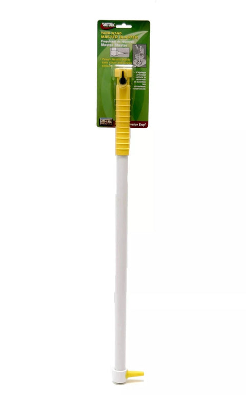 Yellow Valterra RV Sewer Tank Master Blaster Wand A01-0184VP - Full Length View | United RV Parts