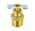 Valterra A10-4003VP Brass Water Heater Drain Valve 1/2 Inch - Front View | United RV Parts