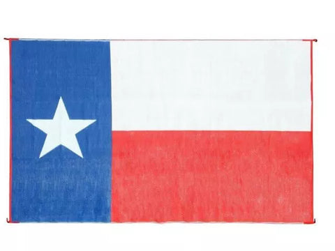 Camco Texas Flag RV Patio Mat 42860 - Flat Lay with 9x12 Dimensions | United RV Parts