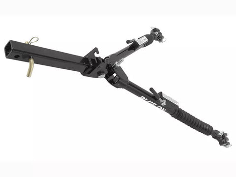 Black Steel Blue Ox Alpha 2 Tow Bar - Angled View | United RV Parts