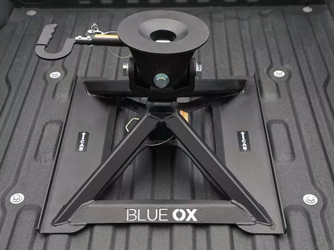 Black Steel Blue Ox BXR2100 Gooseneck 5th Wheel Hitch - Isometric View | United RV Parts