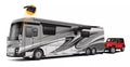 RV Towing Setup with Wireless Coachlink System - Side View | United RV Parts