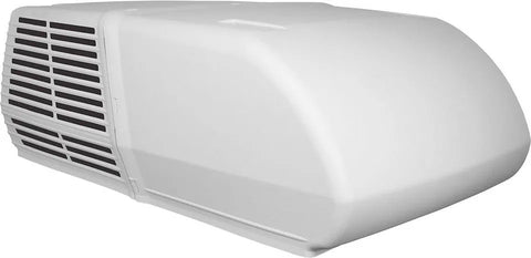 White Coleman Mach 3 Plus 13500 BTU RV Air Conditioner - Side Profile | United RV Parts