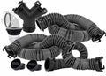 Black Valterra Silverback Dual Drain System Kit D04-0678 - Complete Kit View | United RV Parts