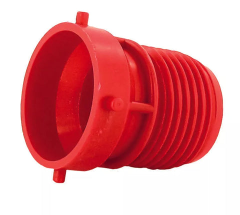 Red Plastic Valterra EZ Coupler Bayonet Fitting - Angled View | United RV Parts