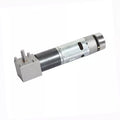 Silver Metal Lippert Schwintek 641948 In-Wall Cable Slide-Out Motor - Side View | United RV Parts