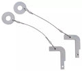 Silver Metal Husky L-Pin Lanyard Set - Top View | United RV Parts