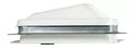 White Ventline 14x14 Manual Roof Vent Side Profile View | United RV Parts