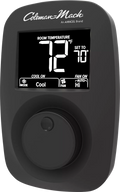 Black Coleman Mach Digital RV Thermostat 9420A381 - Front View | United RV Parts