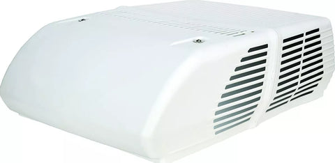 White Coleman Mach 10 RV Air Conditioner 35303-0665 13,500 BTU - Side View | United RV Parts