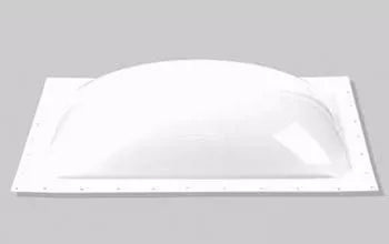 White Acrylic RV Skylight 22x34 Rectangular - Top View | United RV Parts