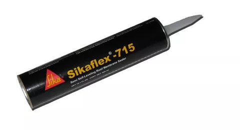 Black Sikaflex 715 Polyurethane Roof Sealant Tube - Angled View | United RV Parts
