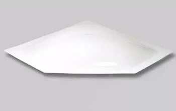 White Neo Angle RV Skylight NSL2810W - Top View | United RV Parts