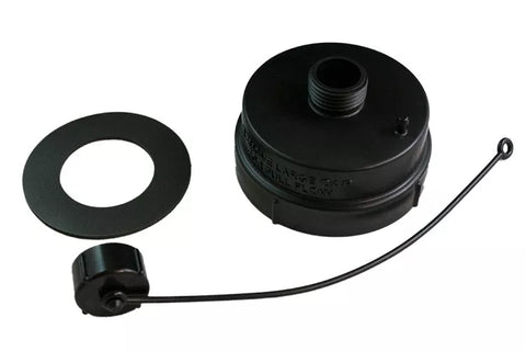 Black Thetford Sani-Con Sewer Hose Nozzle Cap 97514 - Component View | United RV Parts