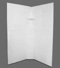 White Neo Shower Wall Corner View - NSW3636W RV Shower Surround | United RV Parts