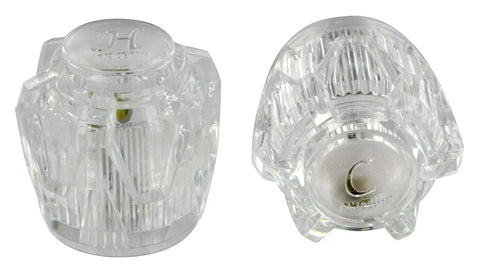 Clear Acrylic Phoenix Faucet Handle Set - Dual View | United RV Parts
