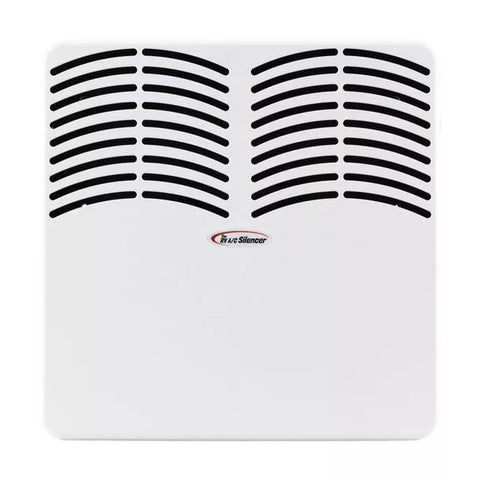 White WackO Products Coleman Mach RV AC Silencer CA200 with Curved Vents - Front View | United RV Parts
