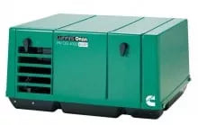 Cummins Onan RV QG 4.0KY-6747 4,000 Watt EVAP Gasoline Generator - Green Side View | United RV Parts