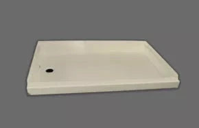 Specialty Recreation | Shower Pan Left Hand Drain | SP2436PL | Parchment | 24" x 36", Bath Product, United RV Parts