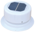 White Ultra-Fab Mini Solar Plumbing Vent 53-945001 - Angled View | United RV Parts