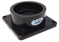 Black Valterra 1-1/2" Hub Flanged Fitting T1005-1 - Angled View | United RV Parts