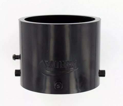 Black ABS Valterra 3 Inch Termination Adapter T1029-1 - Front View | United RV Parts