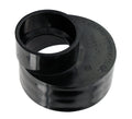 Black ABS Valterra T1041-1 Eccentric Tank Reducer 3" to 1.5" - Angled View | United RV Parts