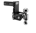 Black B&W TS10037B Dual Ball Hitch Mount - Side View | United RV Parts