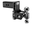Black B&W Hitches TS30037B Dual Ball Mount - Side View | United RV Parts