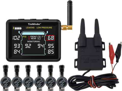 Valterra TireMinder i10 TM22164 TPMS with 6 Flow-Through Transmitters Complete Kit | United RV Parts