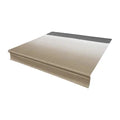 Lippert Solera Universal Vinyl RV Awning Replacement Fabric 17ft Sand Fade Black - Rolled View | United RV Parts