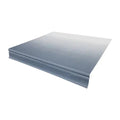 Blue Fade Vinyl RV Awning Replacement Fabric Rolled - Angled View | United RV Parts