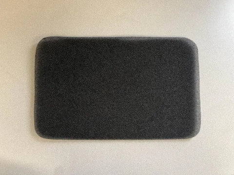 Black Foam Furrion RV AC Filter Sponge - Top View | United RV Parts