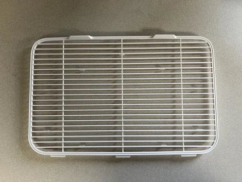 White Plastic Furrion AC Filter 2021123940 C-FACT12CA-PS-001 - Top View | United RV Parts