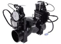 Black Valterra EZ Valve E84-8 Electric Waste Valve 3 Inch Hub Double Rotating Flange | United RV Parts