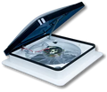 White Dometic Fantastic Fan 802250 with Thermostat - Angled View | United RV Parts