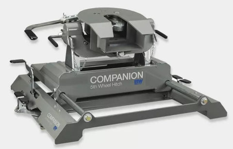 Grey B&W Companion Slider 5th Wheel Hitch RVK3370 - Side View | United RV Parts